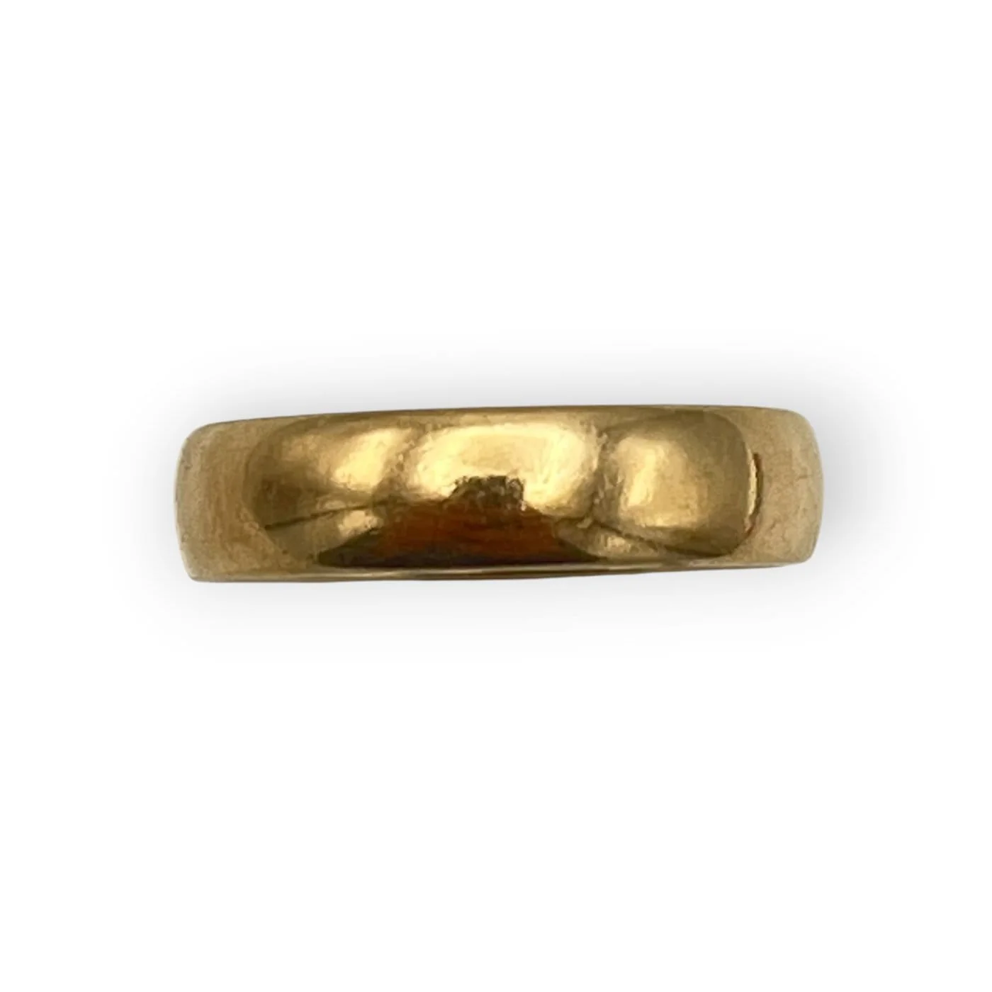 Wedding band - 750 yellow gold ring  - Image 5