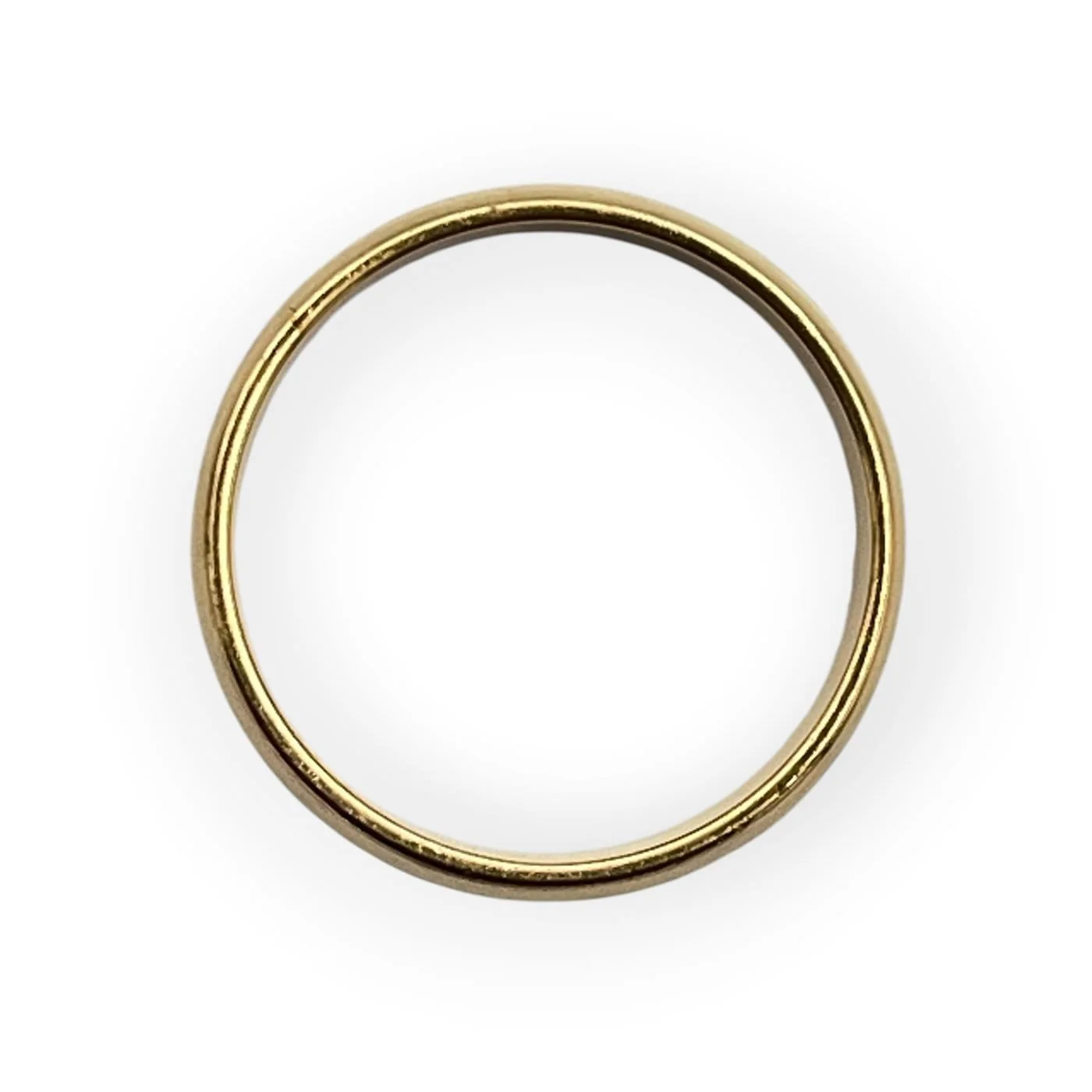 Wedding band - 750 yellow gold ring  - Image 6
