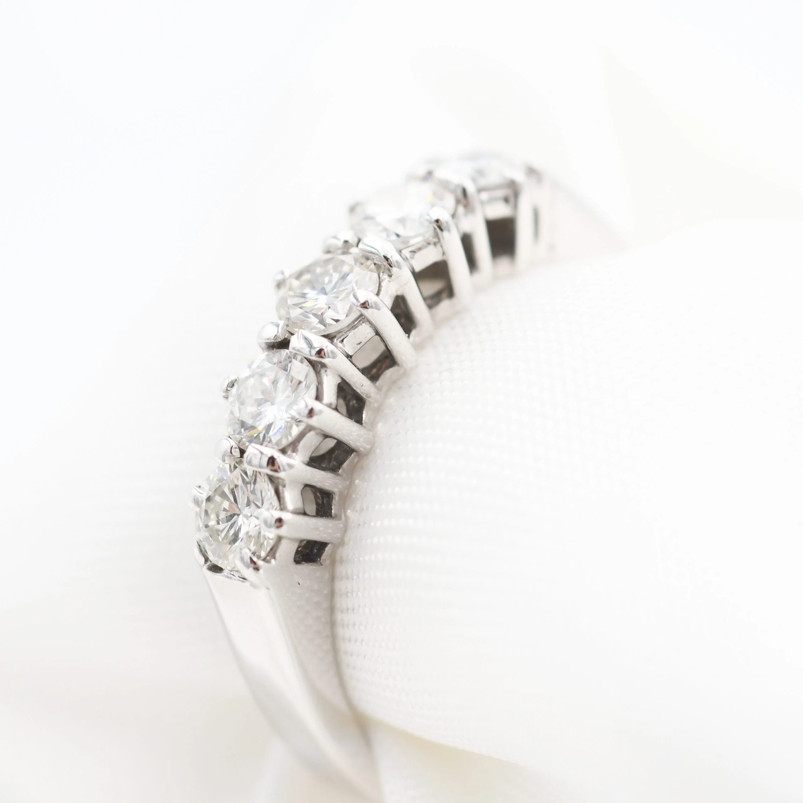Rivière ring 0.75 ct  - Image 4