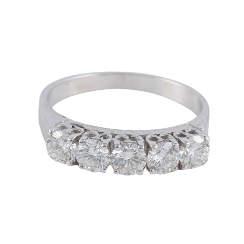 5 Diamond Wedding Ring