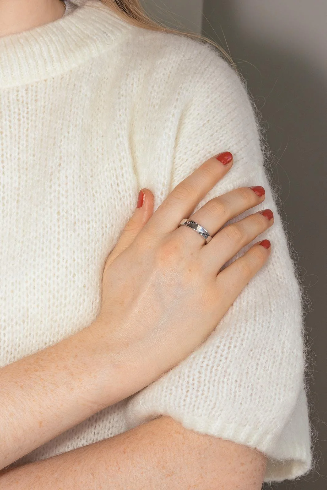 Ring Wedding band White gold Diamond  - Image 2