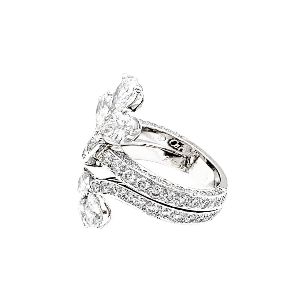 Ring Cartier, platinum, diamonds. - Image 3