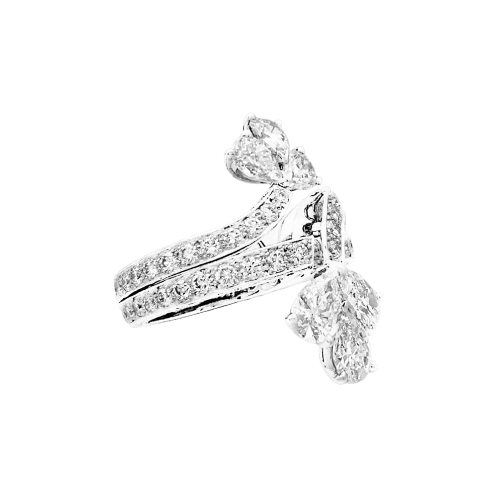 Ring Cartier, platinum, diamonds. - Image 5