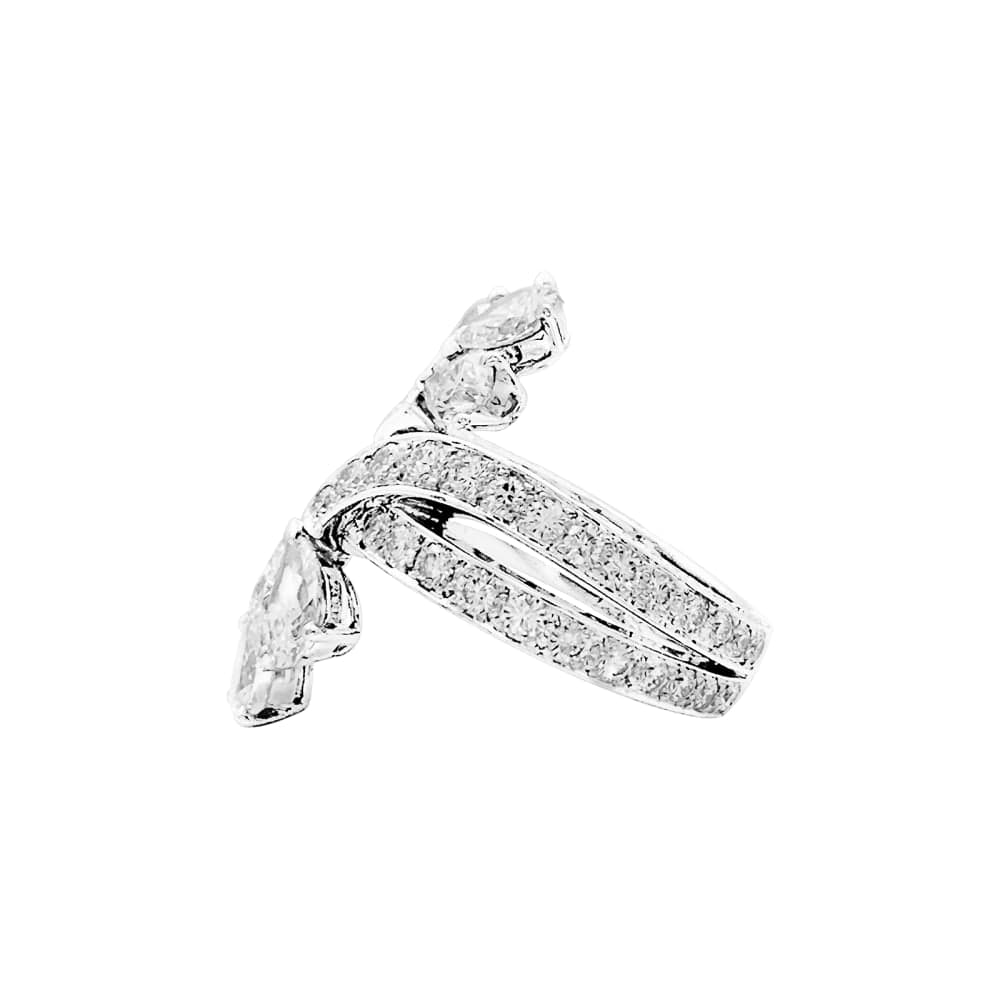 Ring Cartier, platinum, diamonds. - Image 6