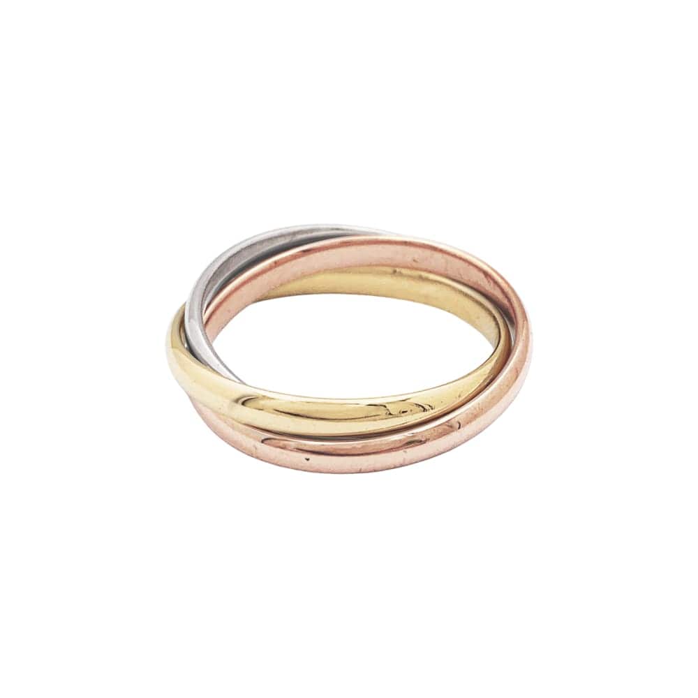 Ring Cartier, "Trinity", 3 golds, small model.  - Image 3