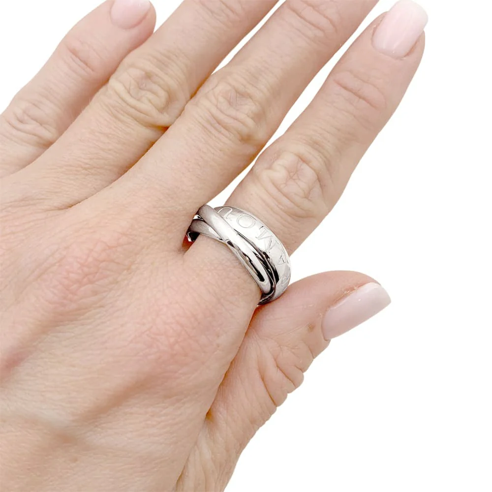 Ring CARTIER "Trinity", white gold.  - Image 5