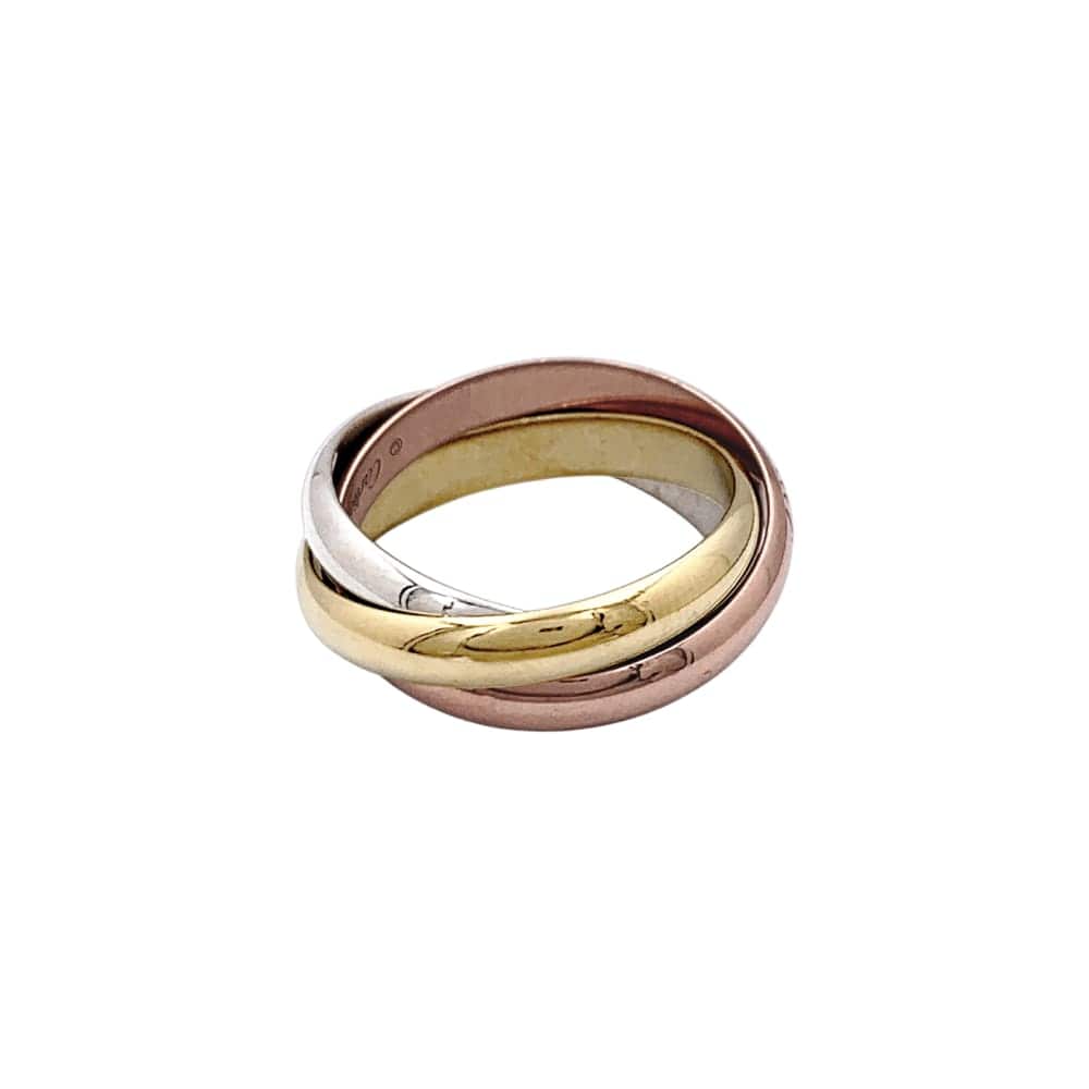 Ring Cartier, "Trinity", three golds.  - Image 2