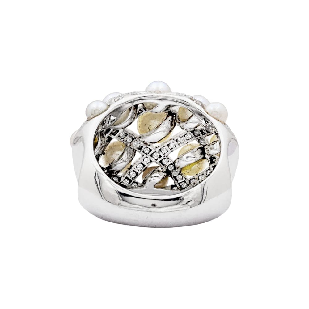 Ring CHANEL, "Baroque", white gold, diamonds.  - Image 4