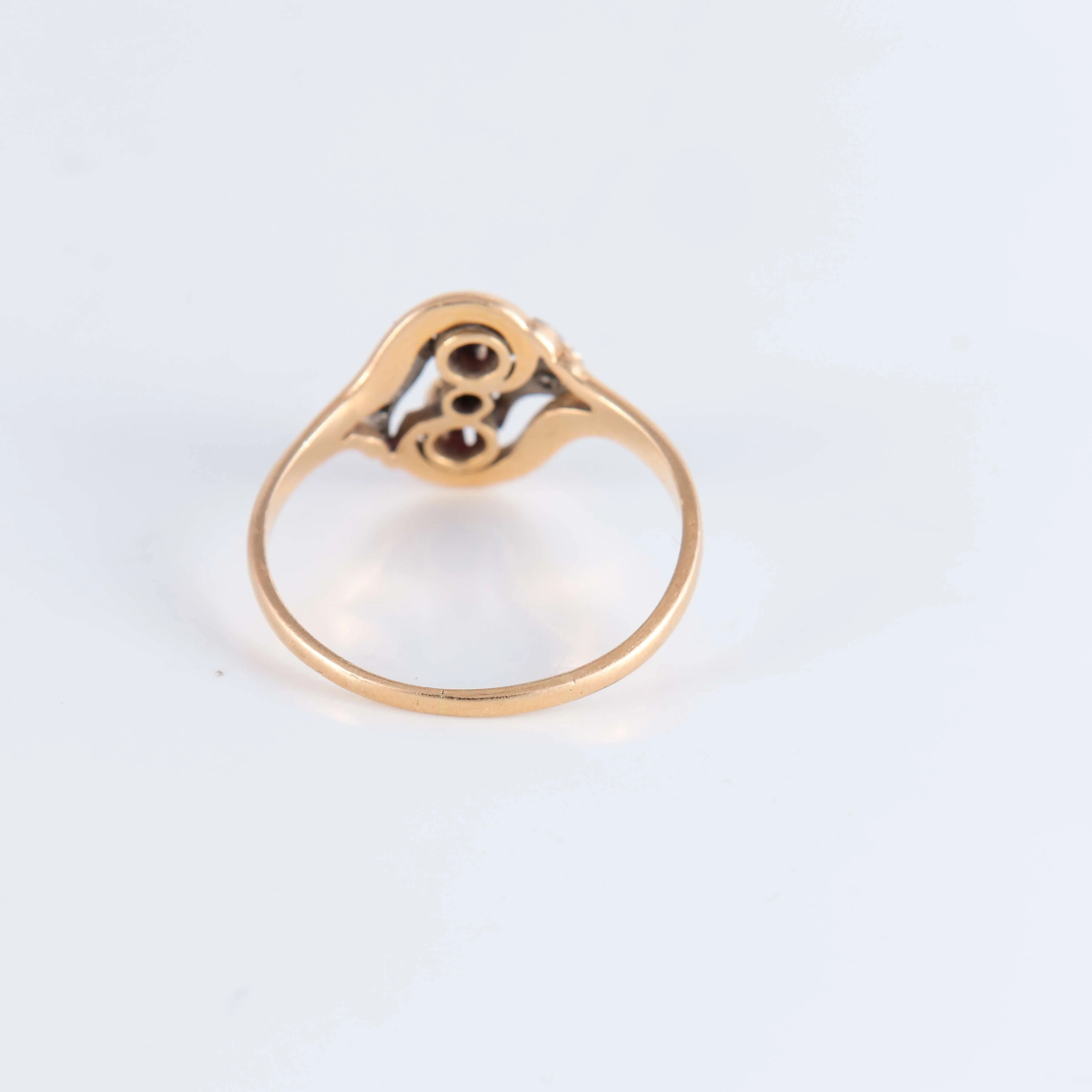 Two Ruby Diamond Ring - Image 5