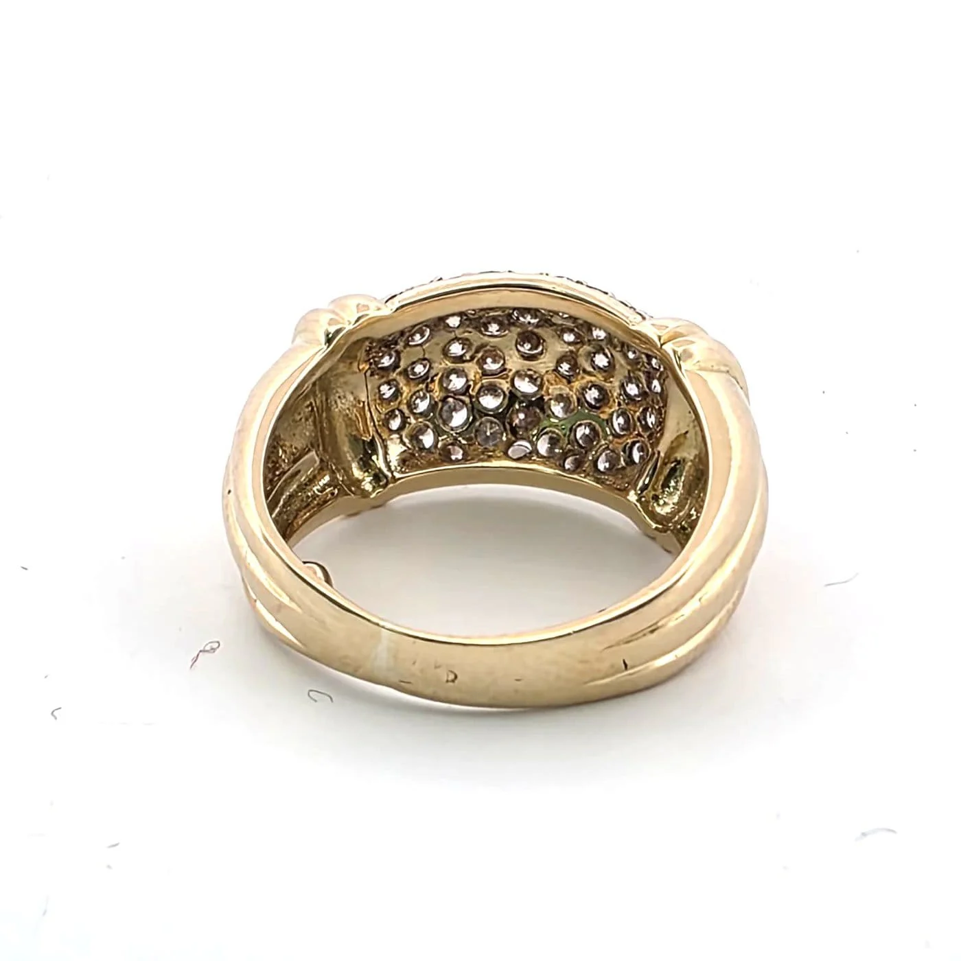 Ring - Diamonds in 18 ct yellow gold  - Image 6