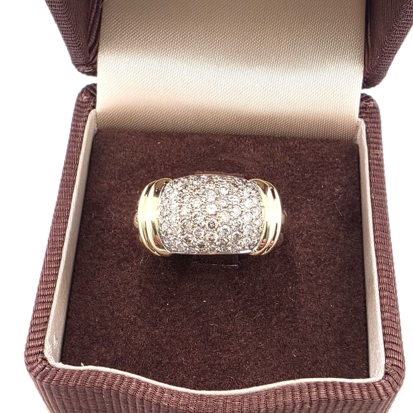 Ring - Diamonds in 18 ct yellow gold  - Image 8