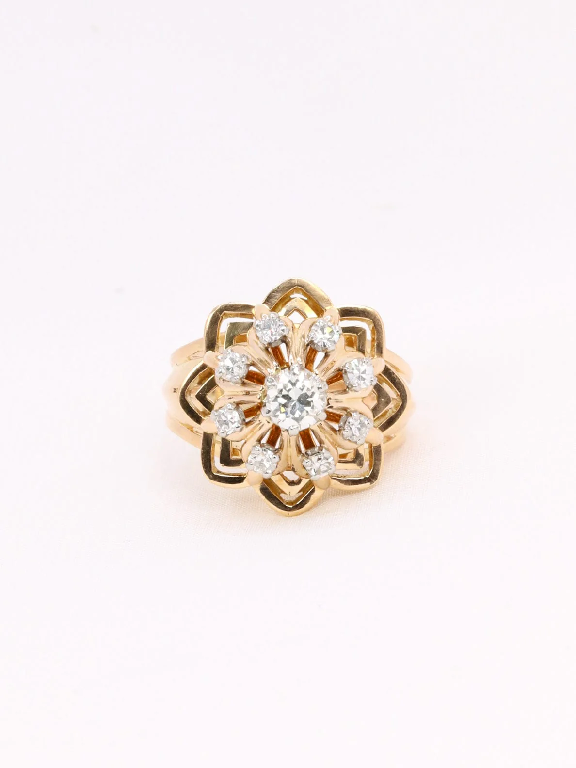 Vintage dome diamond ring - Image 3