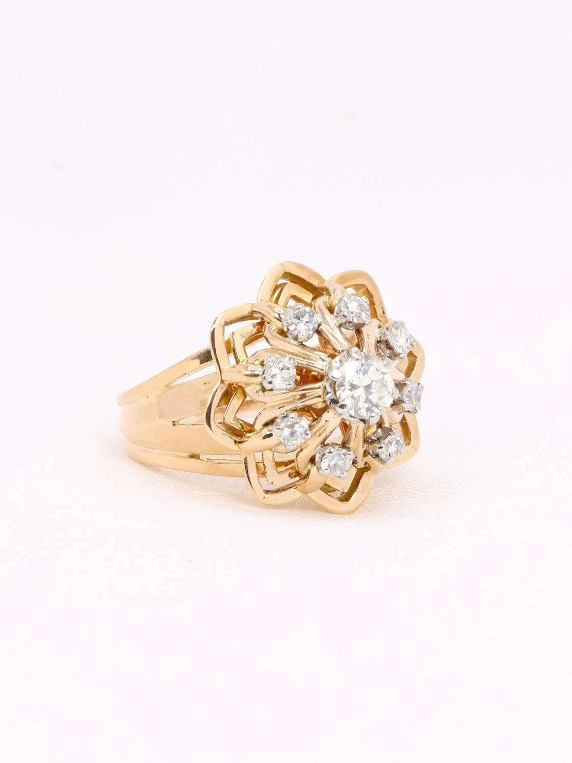 Vintage dome diamond ring - Image 8