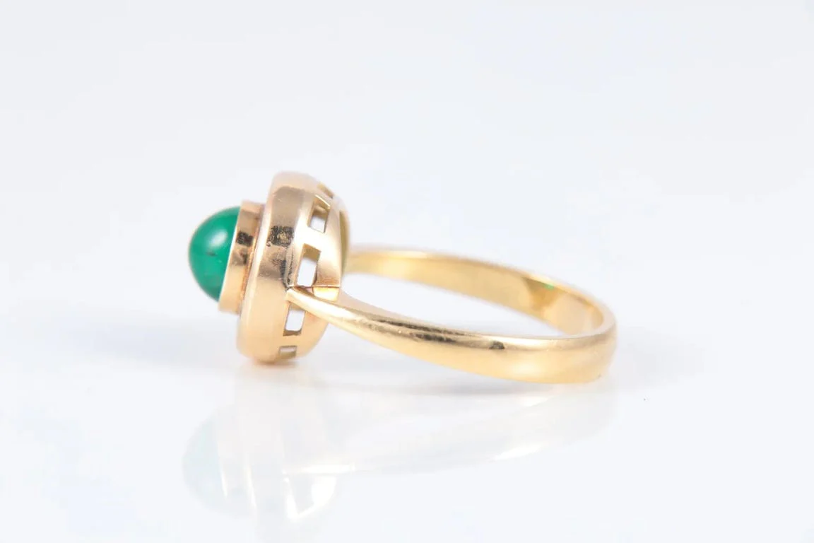 Emerald Cabochon Ring - Image 6