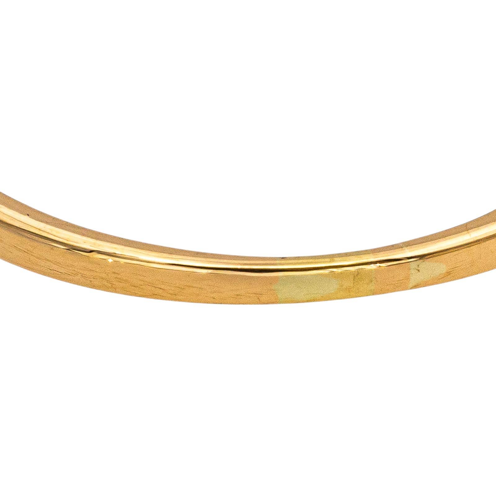 Half-Eternity Ring Yellow Gold Diamond  - Image 7
