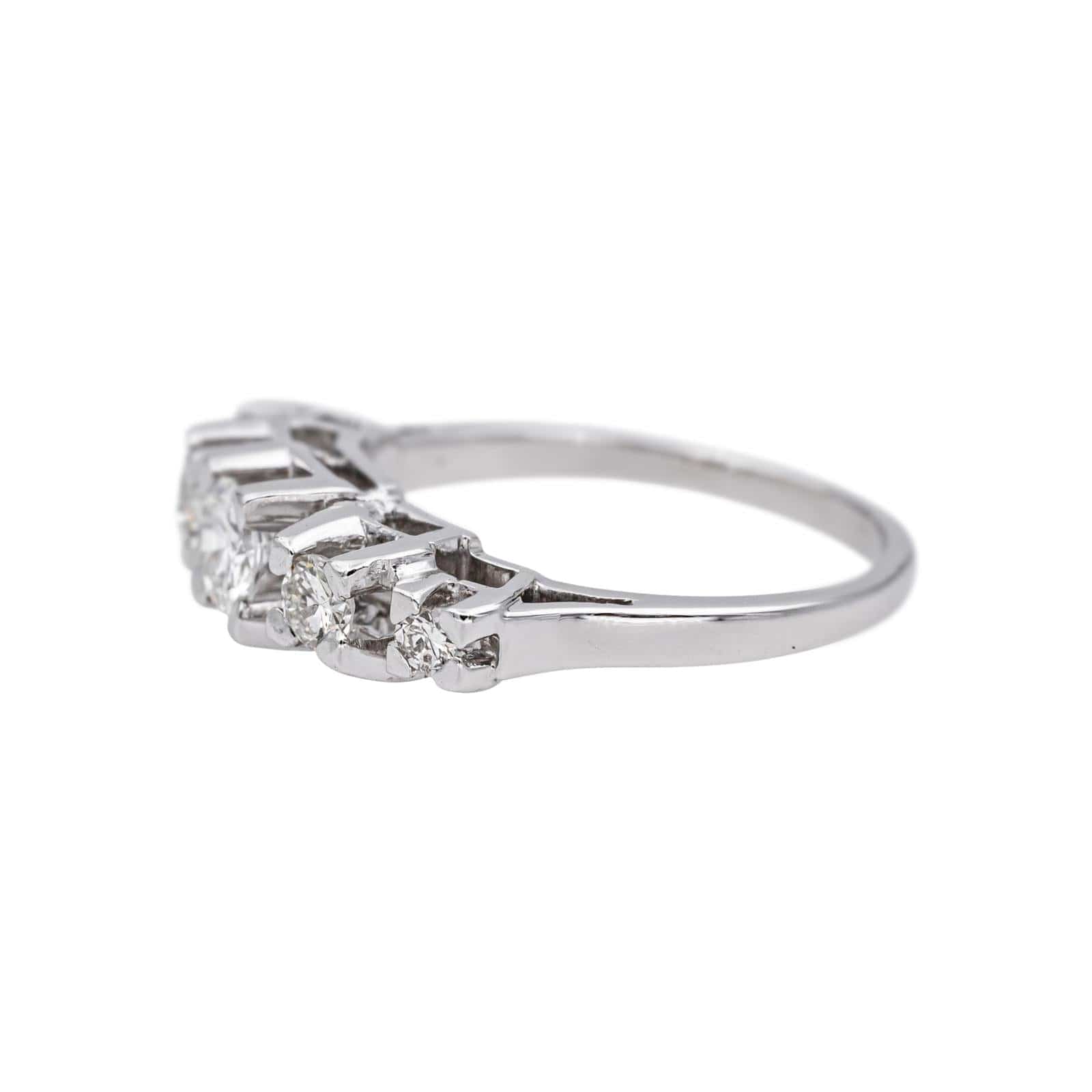 Garter ring platinum Diamond  - Image 4