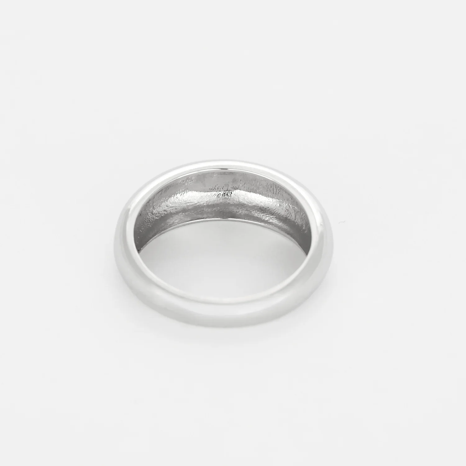 White gold band ring - Image 6