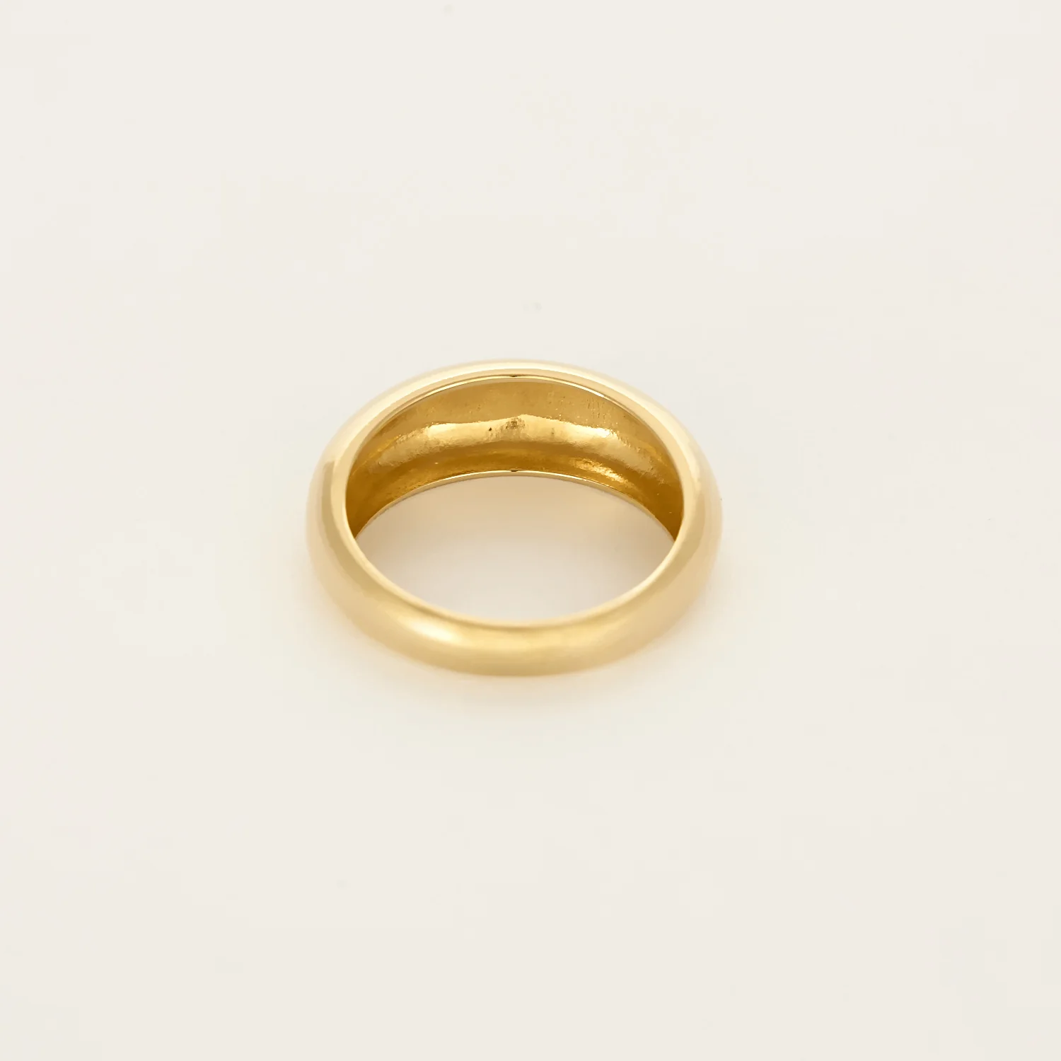 Yellow gold bangle ring - Image 6