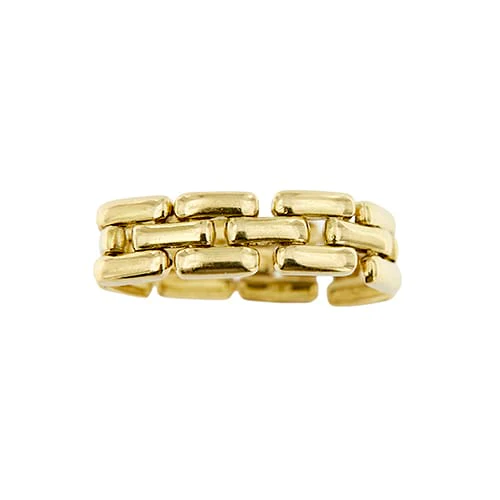 18 ct yellow gold panther ring Link 