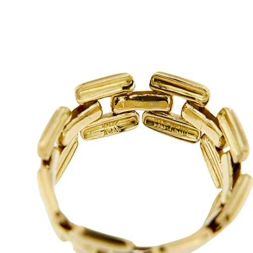 18 ct yellow gold panther ring Link  - Image 10