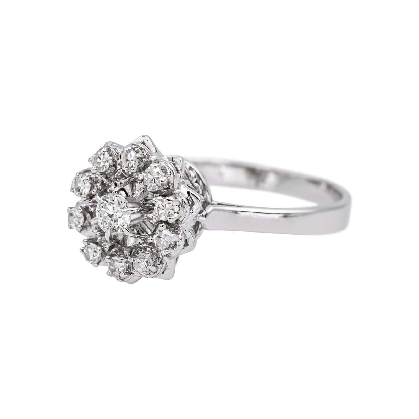 Ring Daisy White gold Diamond  - Image 3