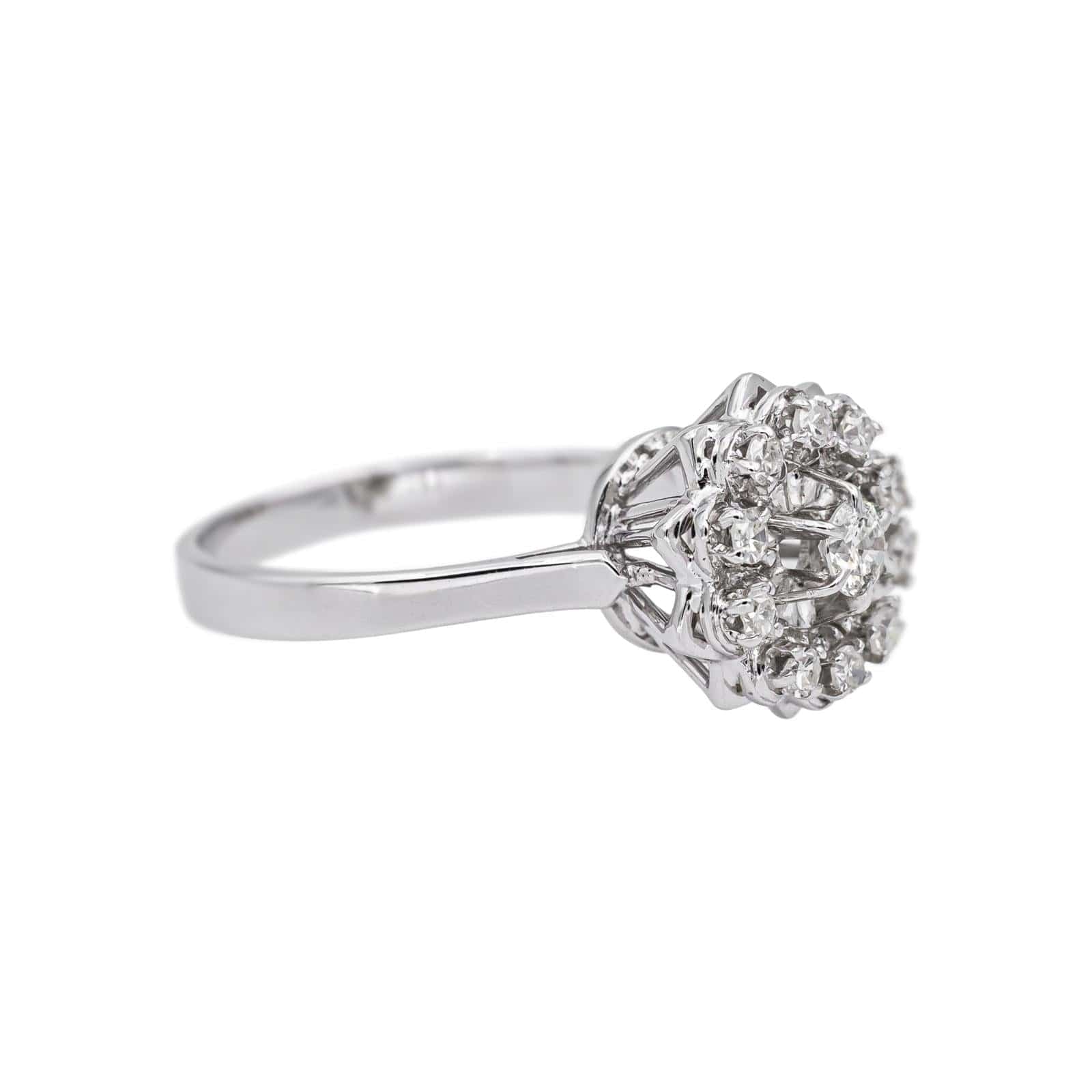 Ring Daisy White gold Diamond  - Image 6