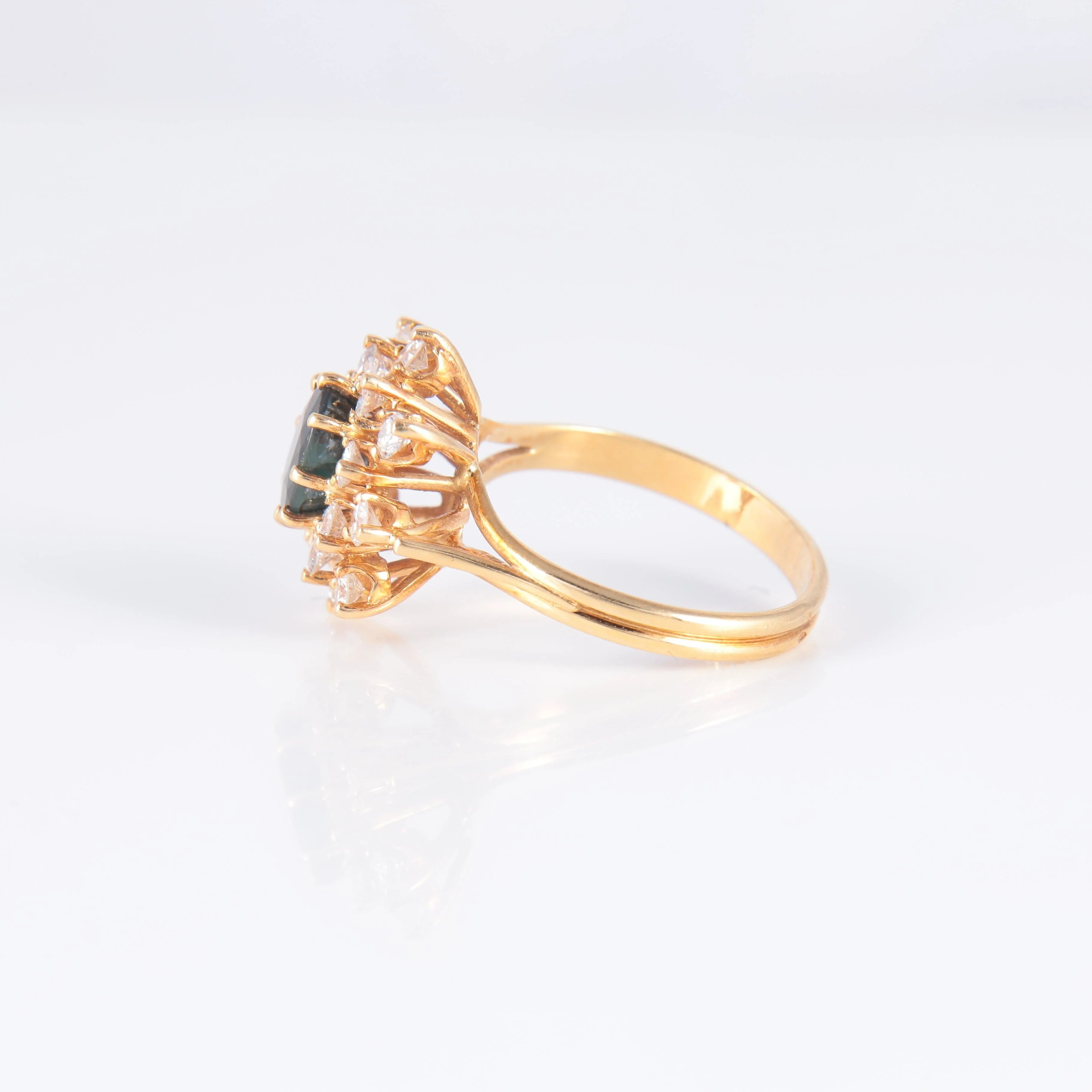 Ring Daisy Sapphire Diamonds - Image 7