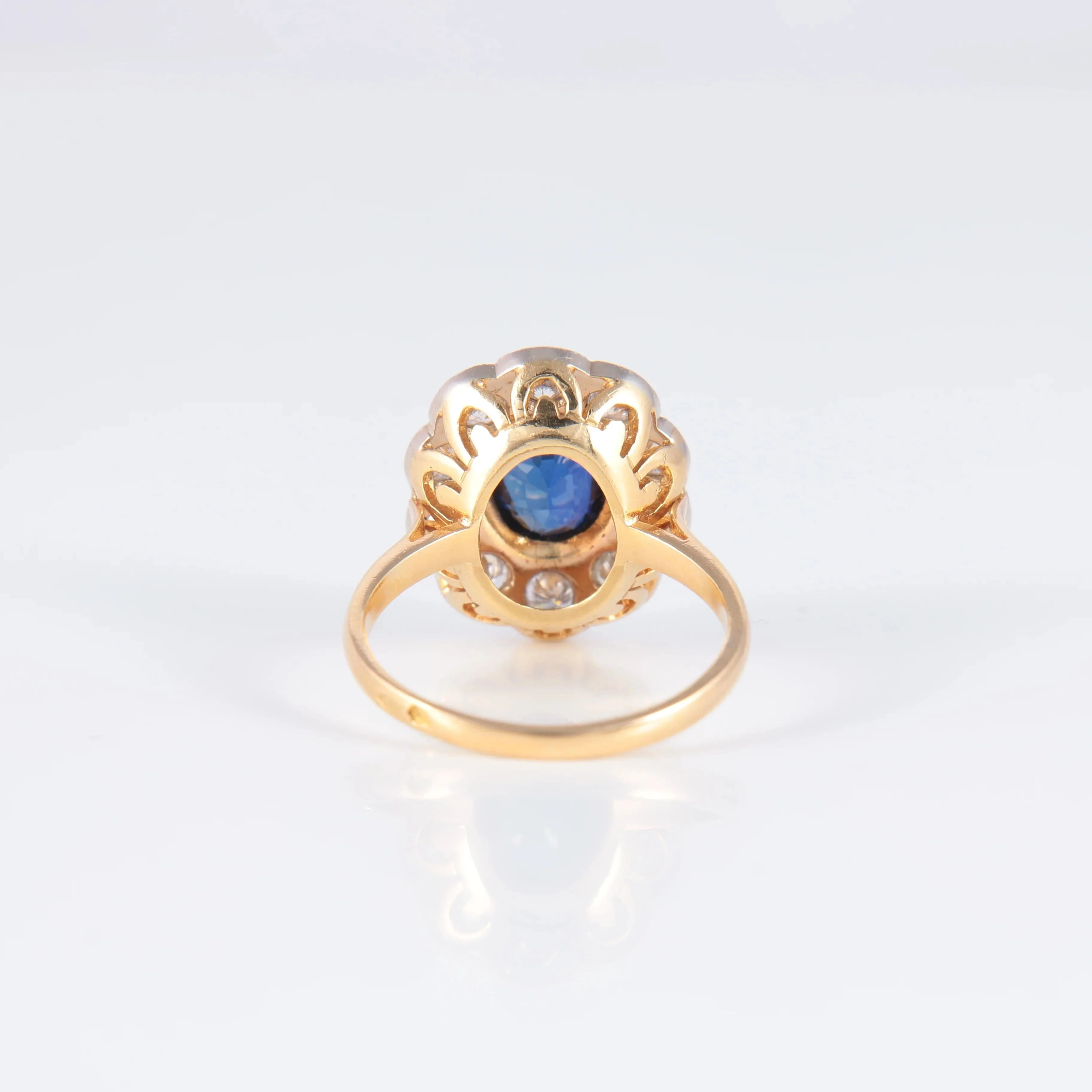Ring Daisy Sapphire Diamonds - Image 4