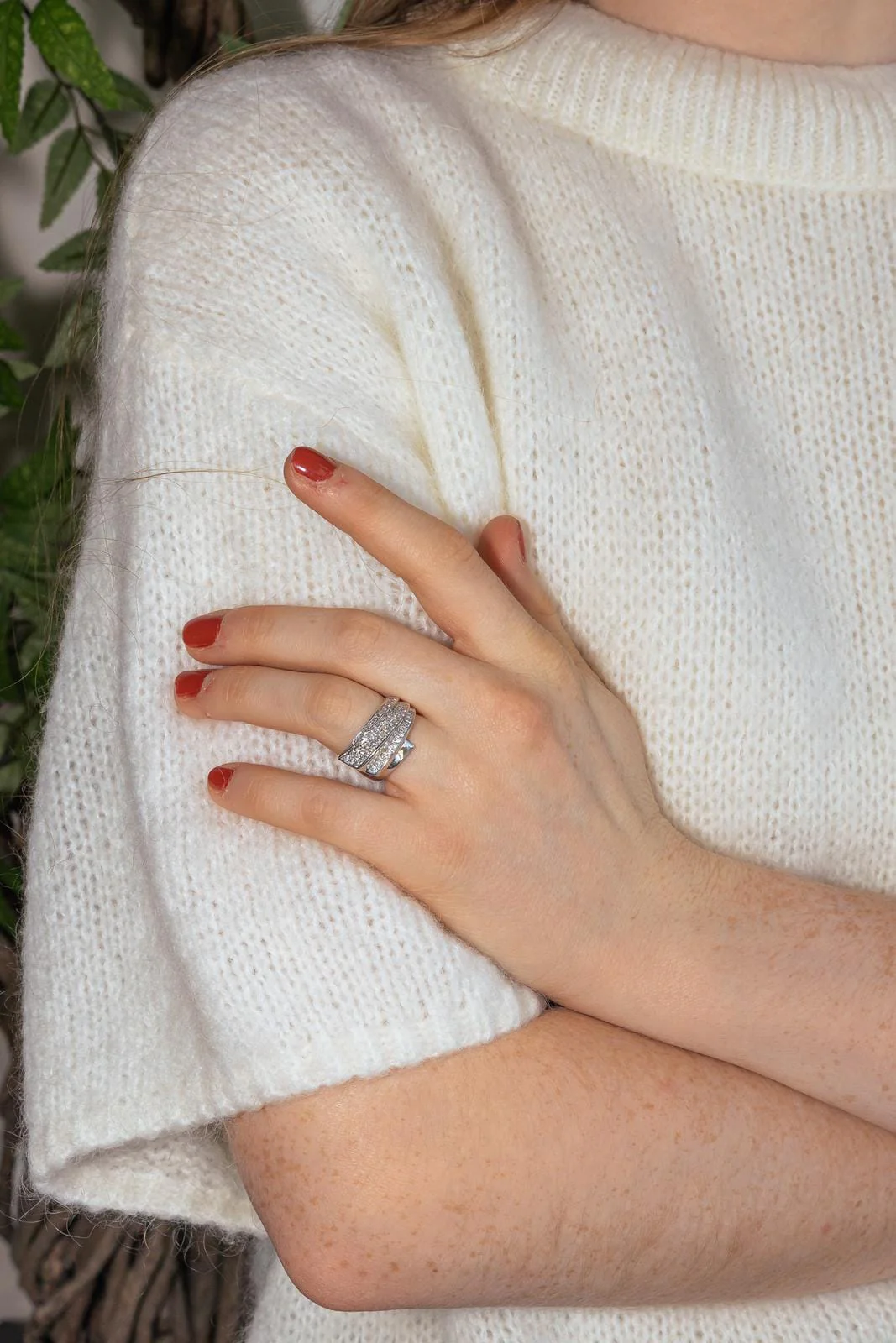 White gold diamond ring - Image 2