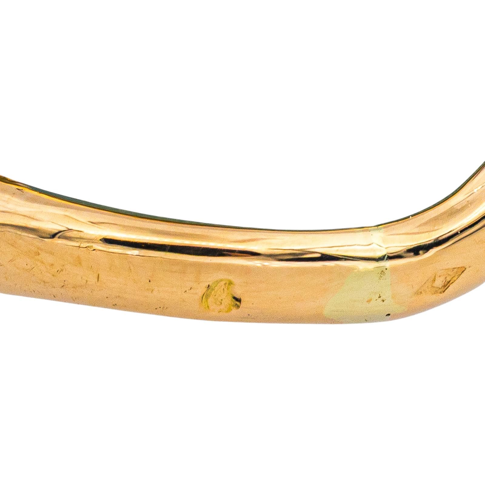 Yellow Gold Chrysoprase Ring  - Image 7
