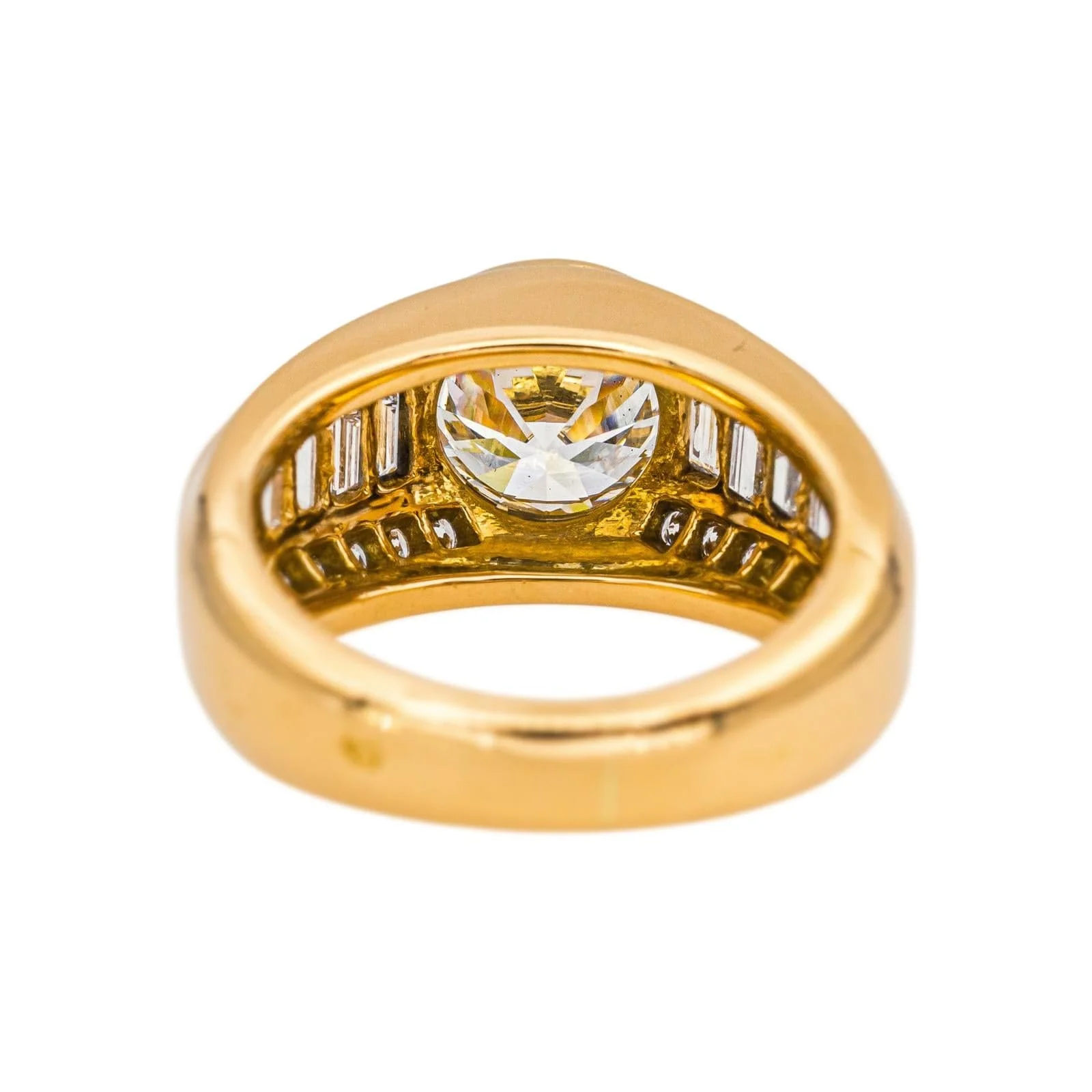 Yellow gold diamond ring  - Image 5