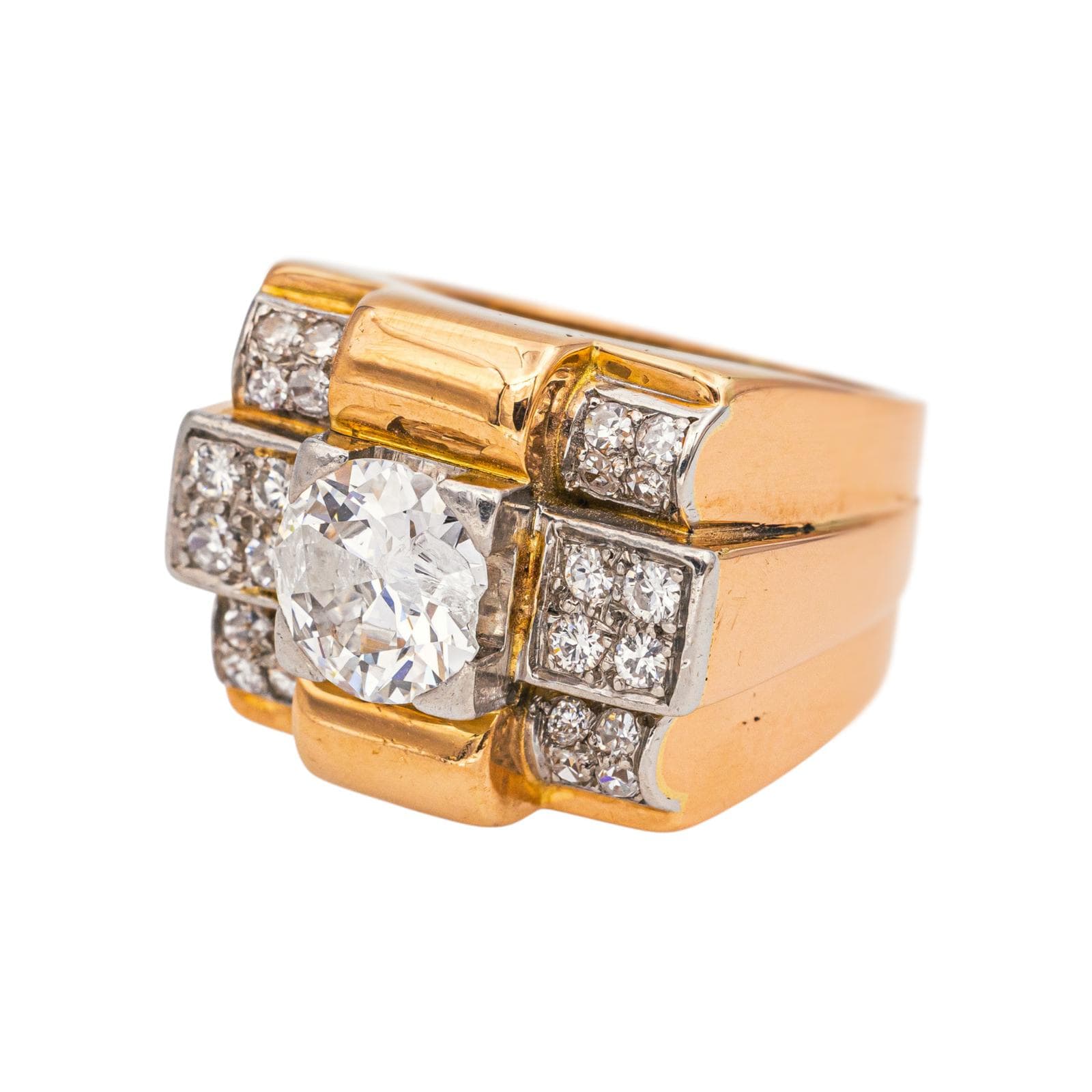 Yellow Gold Diamond Ring  - Image 3