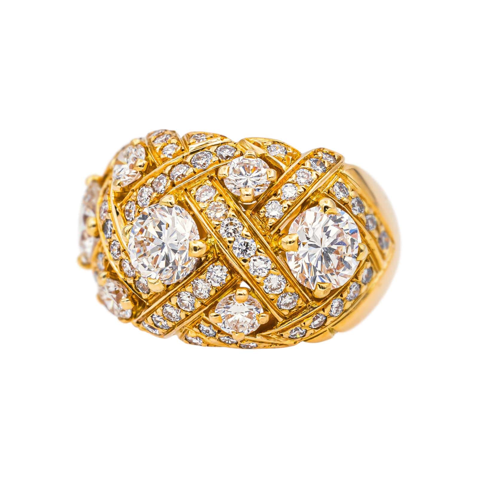 Yellow Gold Diamond Ring  - Image 3