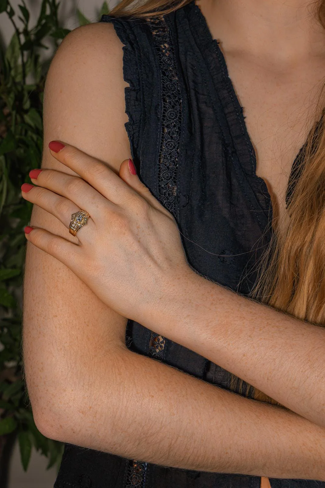 Yellow Gold Diamond Ring  - Image 2