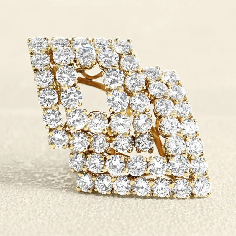 Yellow Gold and Diamond Ring  - Image 4