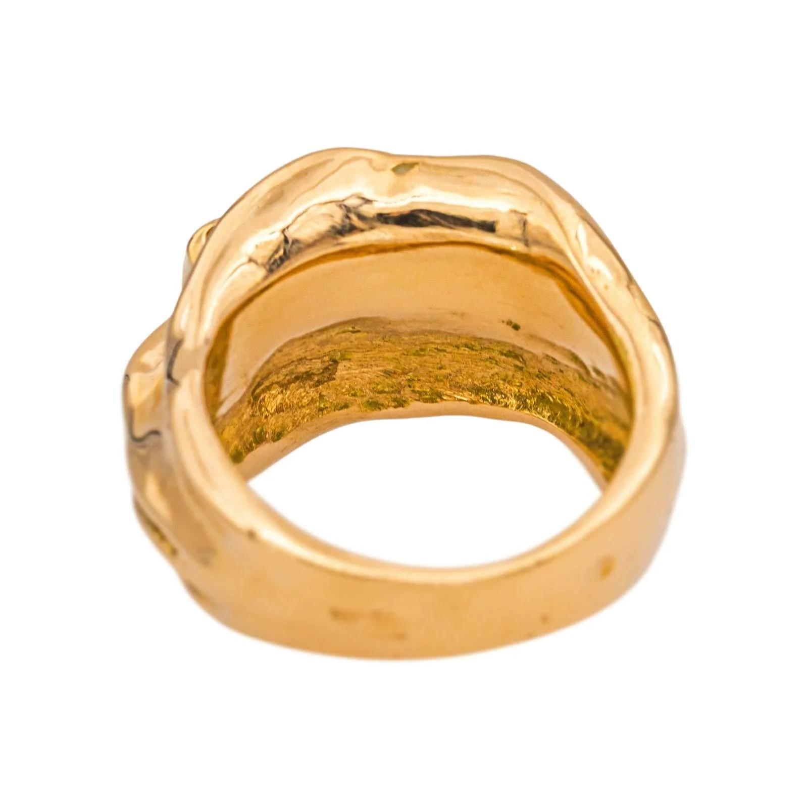 Yellow gold opal ring  - Image 5
