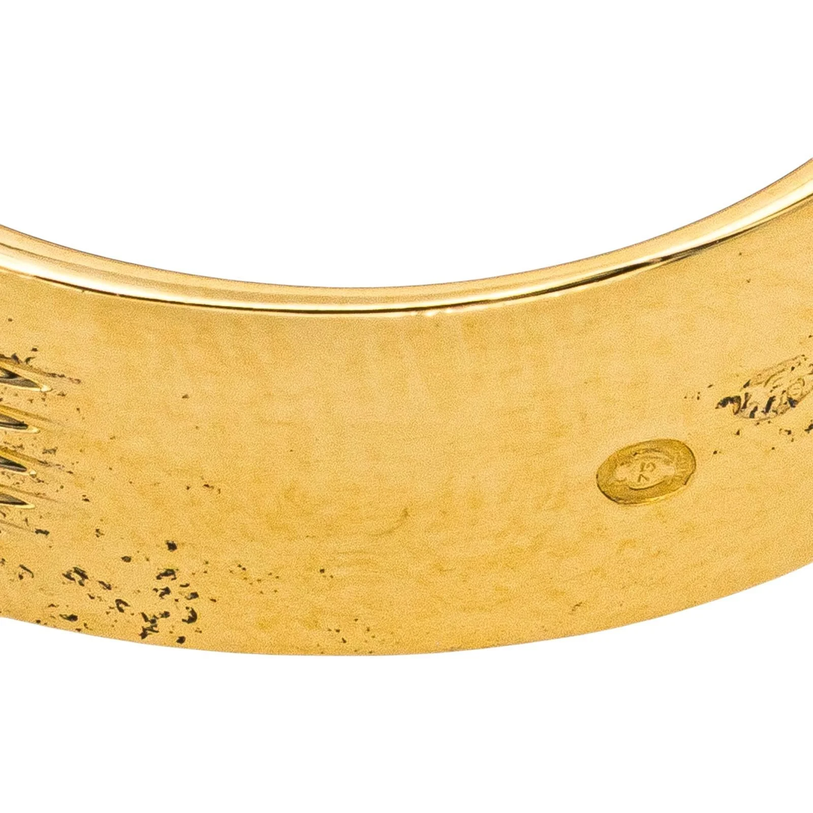 Yellow gold ring Sapphire, Diamond  - Image 7
