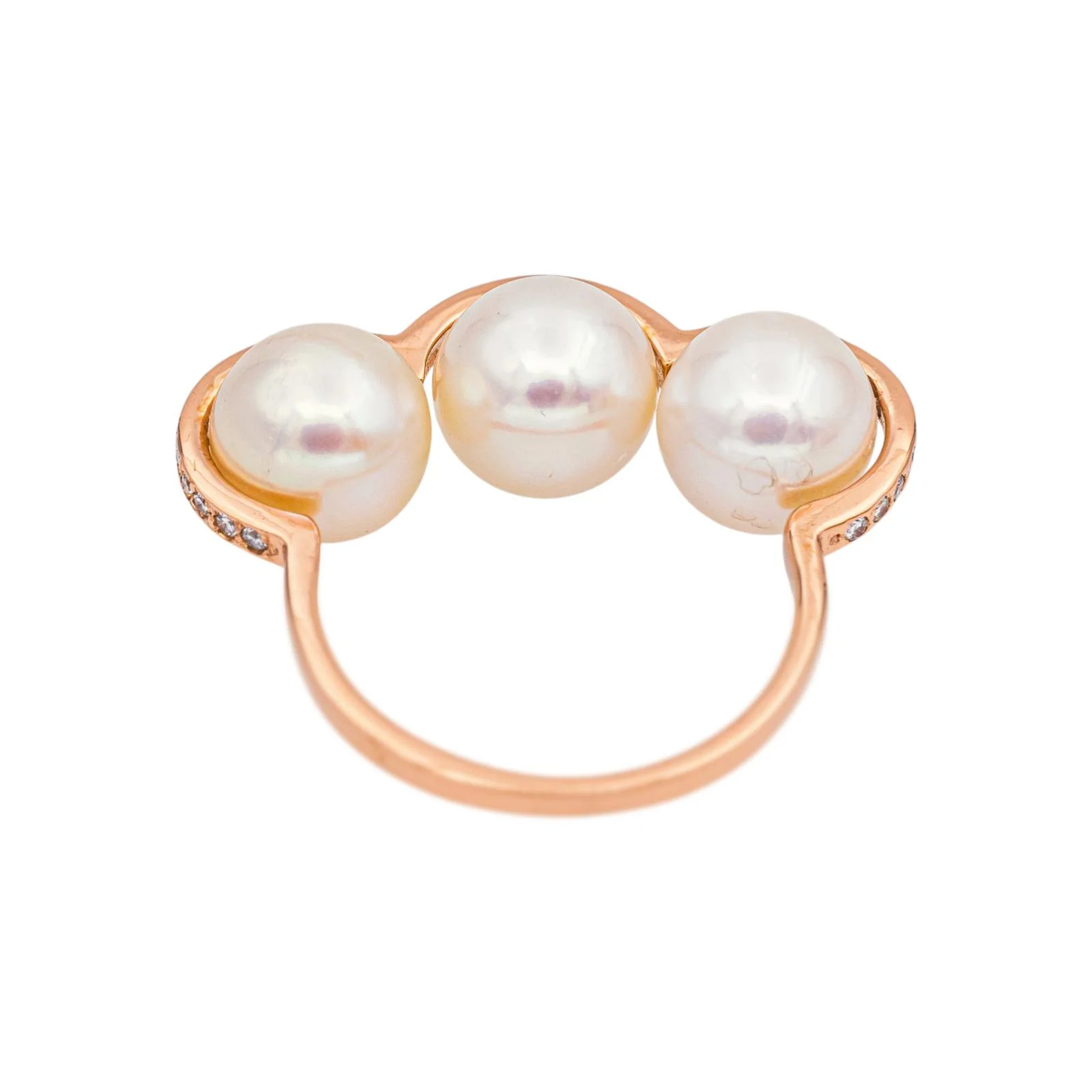 Rose gold diamond ring - Image 7