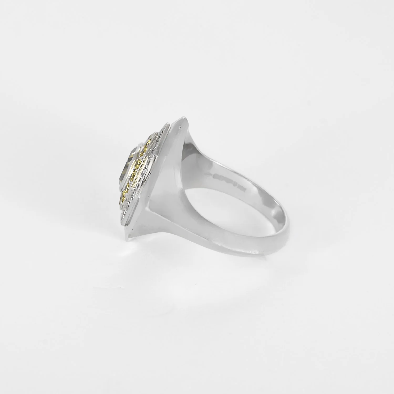 Ring platinum Diamond  - Image 4
