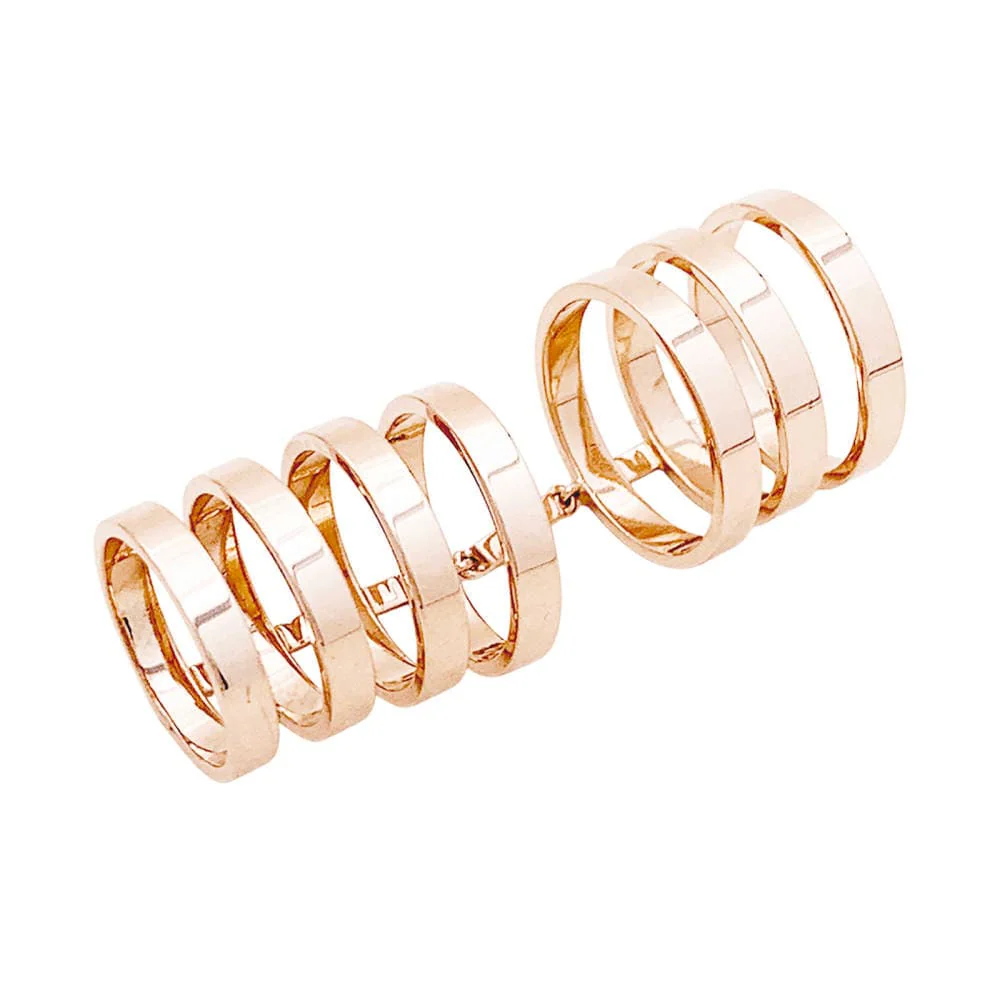 Repossi ring, "Berbere", pink gold. 