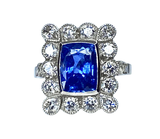 Exceptional Ceylon Sapphire Ring