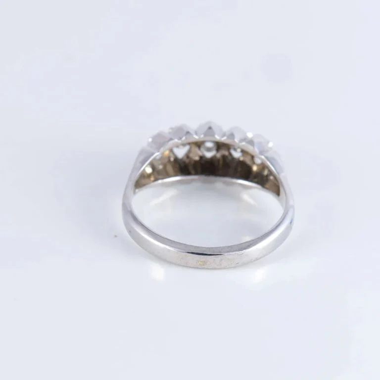 5 Diamond Garter Style Ring - Image 6