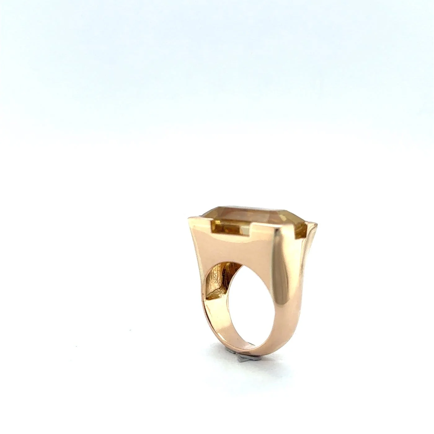Ring Tank - Citrine in gold  - Image 5