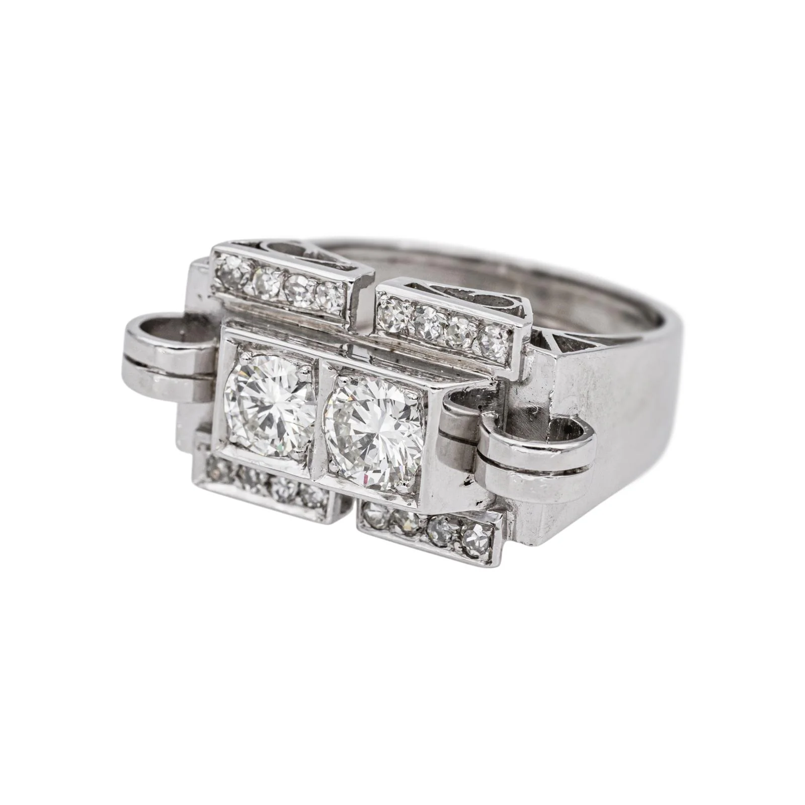 Ring Tank White gold Diamond  - Image 3