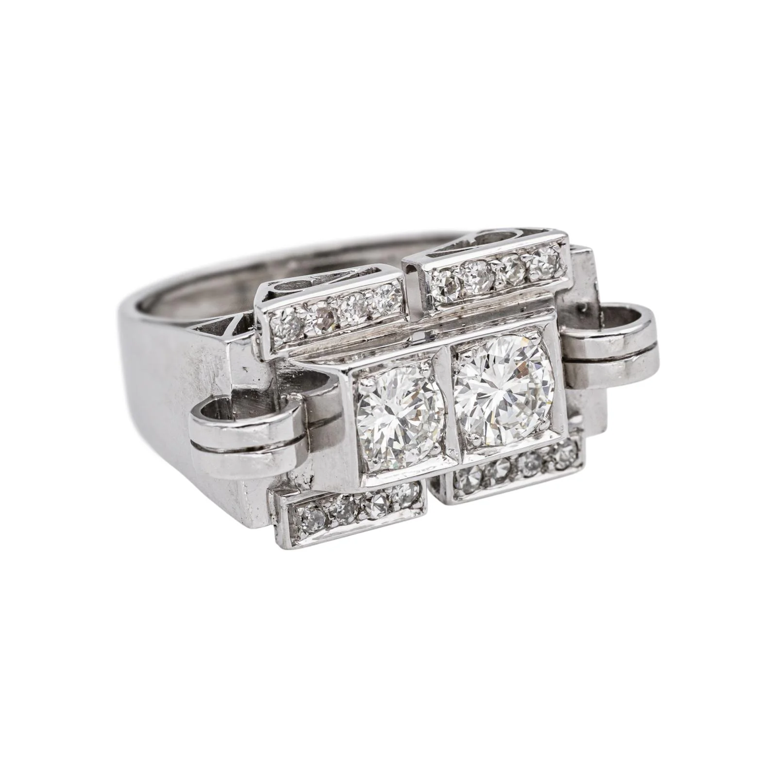 Ring Tank White gold Diamond  - Image 6