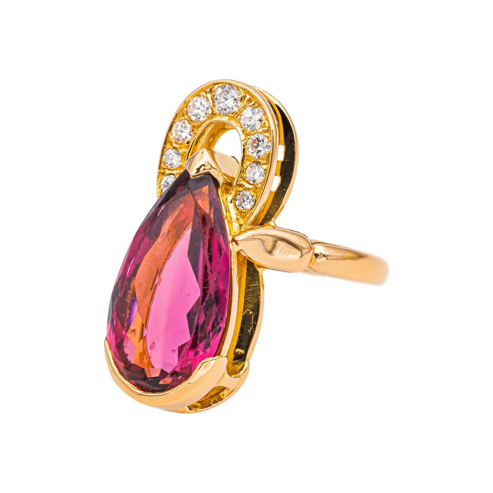 Tourmaline, Diamond Ring  - Image 3