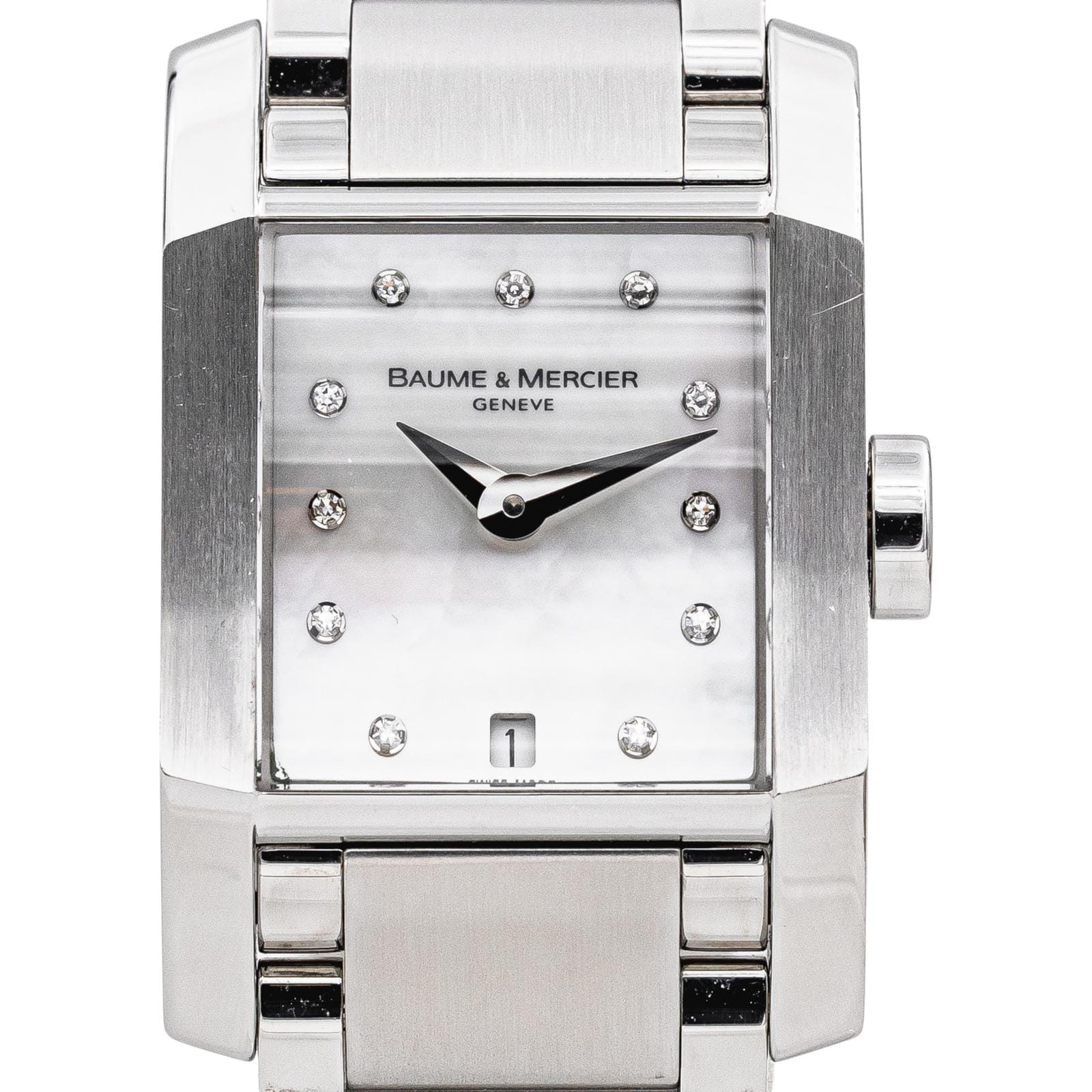 Baume & Mercier Hampton Diamond Steel Watch  - Image 5
