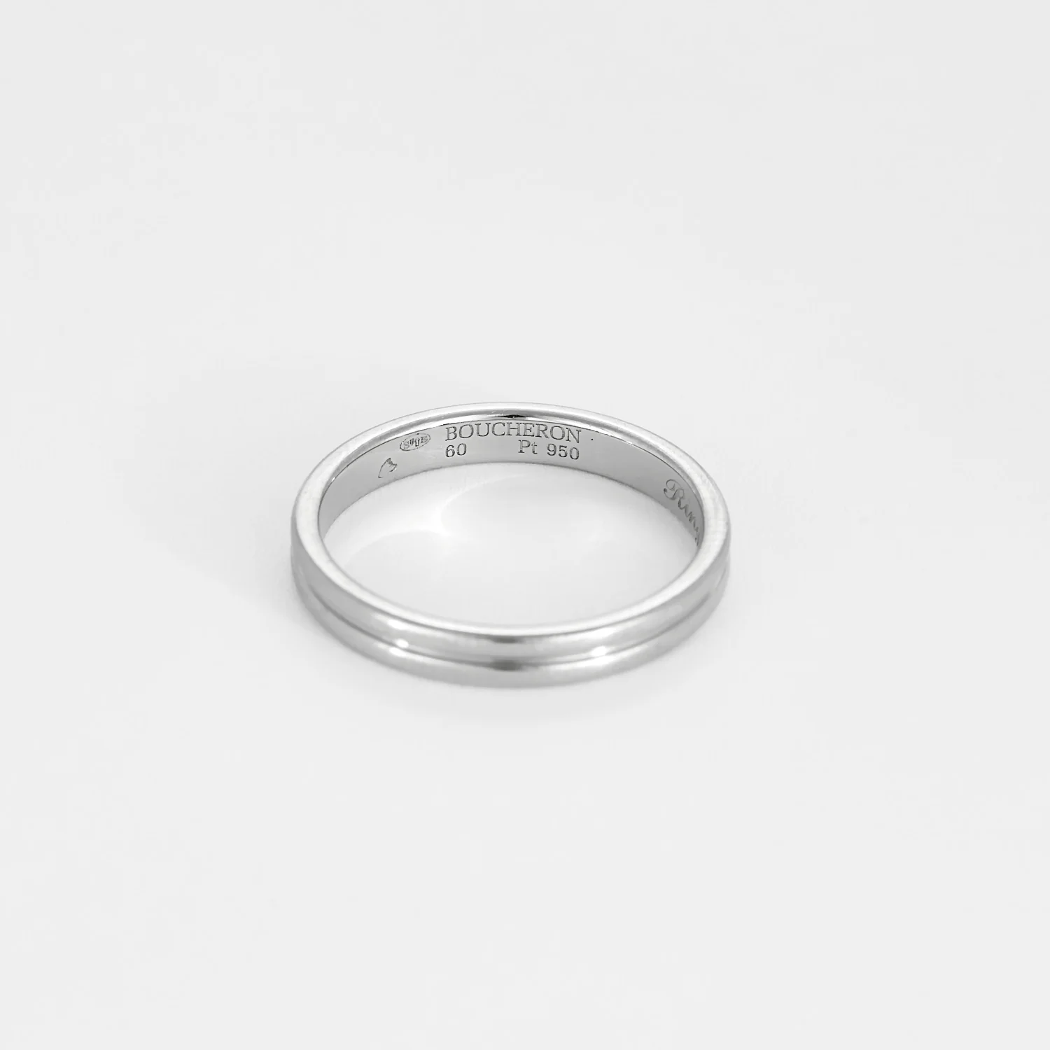 Boucheron - Wedding band in platinum  - Image 3