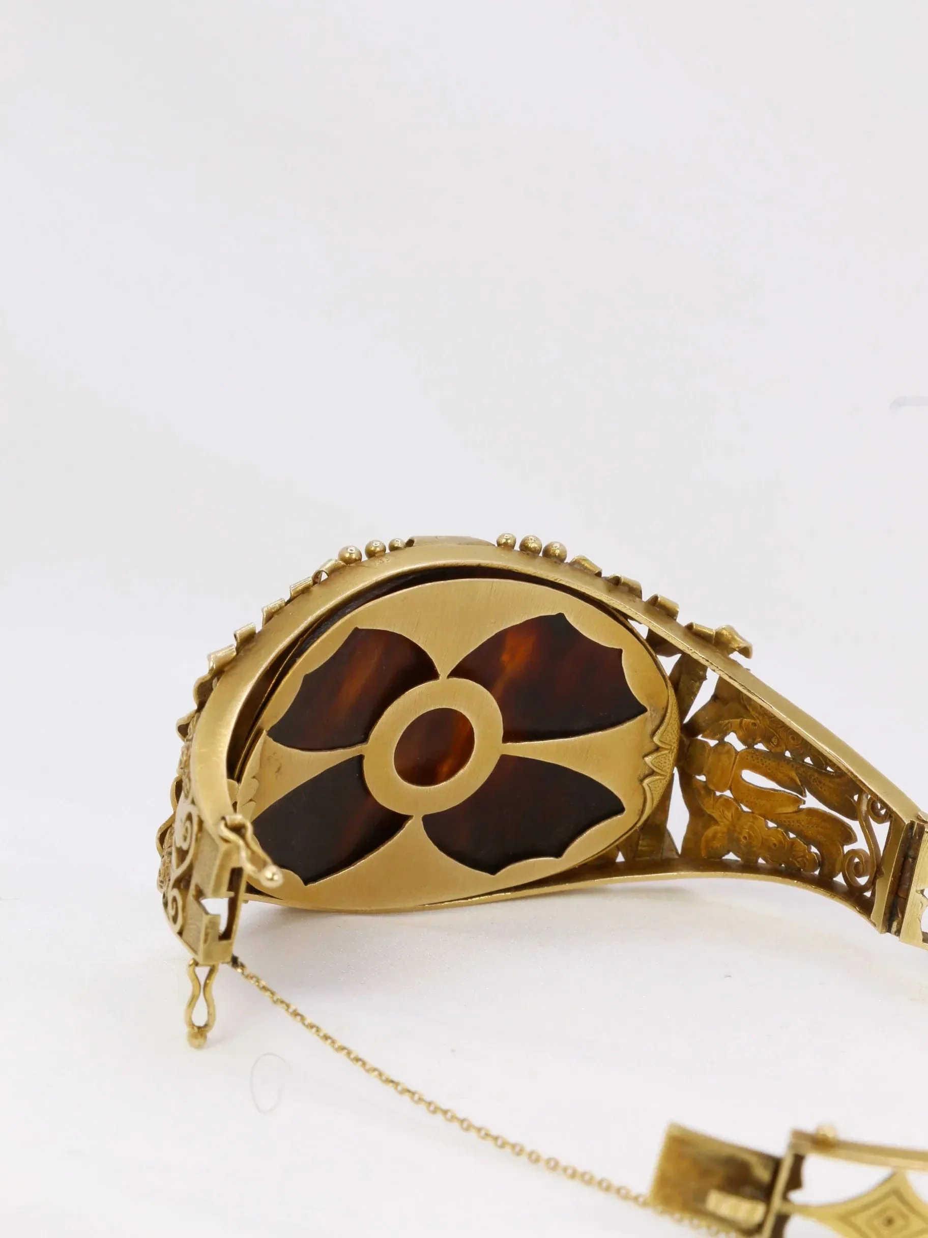 Art nouveau bracelet cameo on ivory - Image 9