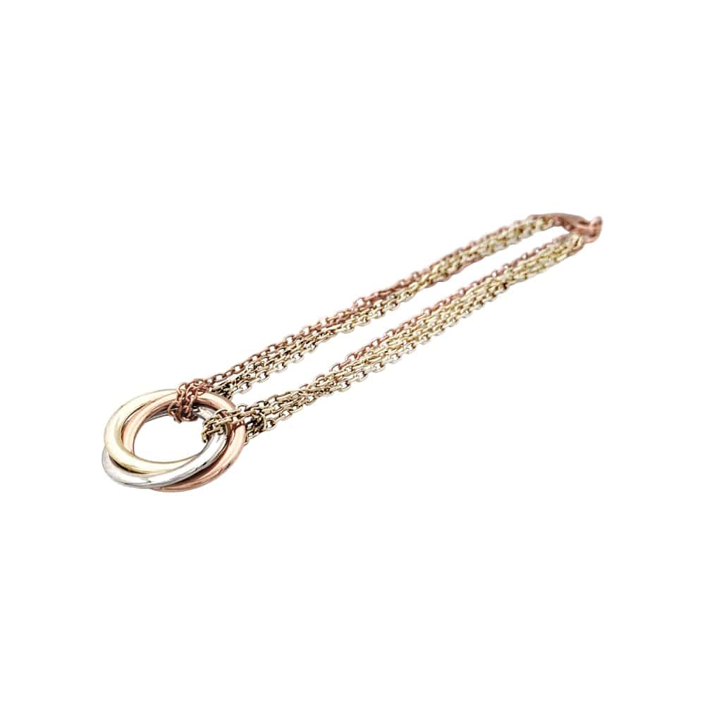 Bracelet Cartier "Trinity", three tones of gold. - Image 2